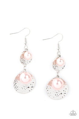 Pearl Dive - Pink Earrings