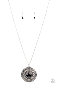 Aztec Apex - Black Necklace