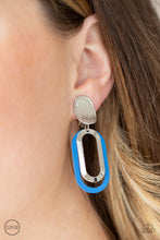 Load image into Gallery viewer, Melrose Mystery - Blue Earrings
