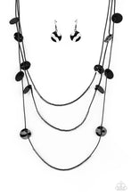 Load image into Gallery viewer, Alluring Luxe - Black Necklace