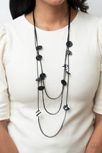 Load image into Gallery viewer, Alluring Luxe - Black Necklace