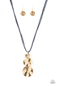 Circulating Shimmer - Blue Necklace