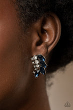 Load image into Gallery viewer, Flawless Fronds - Blue Earrings