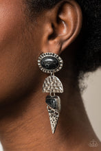 Load image into Gallery viewer, Earthy Extravagance - Black Earrings