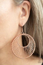 Load image into Gallery viewer, Artisan Applique - Copper Earrings