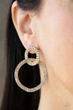 Load image into Gallery viewer, Intensely Icy - Gold Earrings
