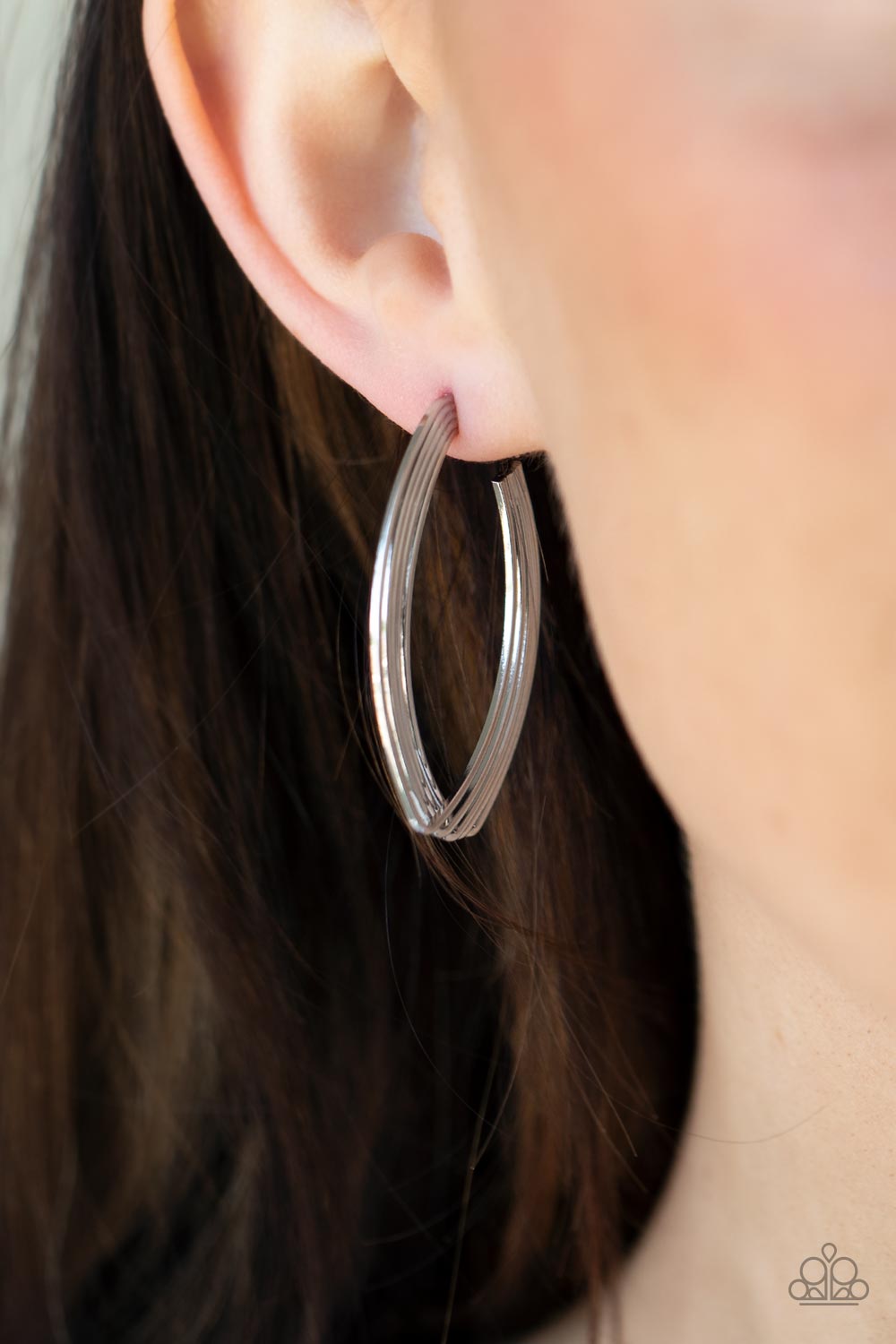 Industrial Illusion - Silver Earrings