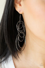 Load image into Gallery viewer, I Feel Dizzy - Black Earrings