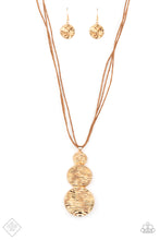 Load image into Gallery viewer, Circulating Shimmer - Gold Necklace
