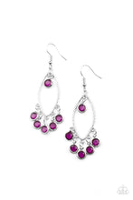 Load image into Gallery viewer, Glassy Grotto - Purple Earrings