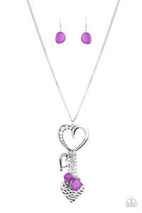 Flirty Fashionista - Purple Necklace