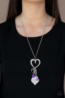 Flirty Fashionista - Purple Necklace