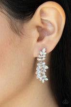 Load image into Gallery viewer, Frond Fairytale - White Earrings