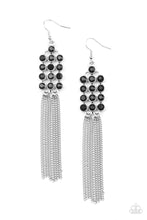 Load image into Gallery viewer, Tasteful Tassel - Black Earrings