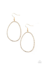 Load image into Gallery viewer, OVAL-ruled! - Gold Earrings