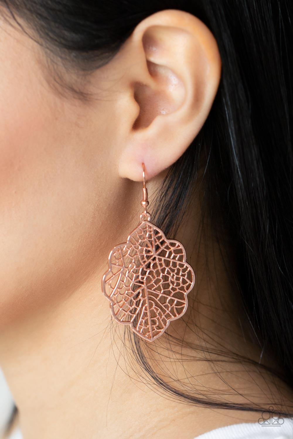 Meadow Mosaic - Copper Earrings