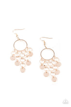 Load image into Gallery viewer, Cyber Chime - Rose Gold Earrings