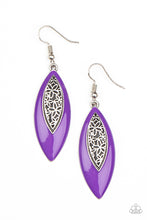 Load image into Gallery viewer, Venetian Vanity - Purple Earrings