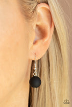 Load image into Gallery viewer, Sea Glass Wanderer - Black Necklace