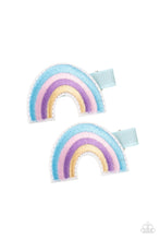 Load image into Gallery viewer, Follow Your Rainbow - Blue Hair Clip