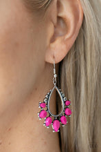 Load image into Gallery viewer, Flamboyant Ferocity - Pink Earrings
