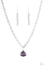 Load image into Gallery viewer, Gallery Gem - Purple Necklace