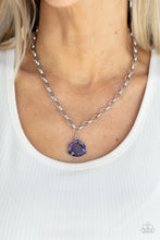 Load image into Gallery viewer, Gallery Gem - Purple Necklace