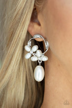 Load image into Gallery viewer, Elegant Expo - White Earrings