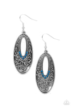 Load image into Gallery viewer, Fairytale Flora - Blue Earrings
