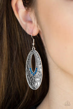 Load image into Gallery viewer, Fairytale Flora - Blue Earrings