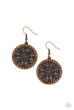 Load image into Gallery viewer, Bollywood Ballroom - Copper Earrings