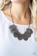Load image into Gallery viewer, Industrial Wave - Black Necklace