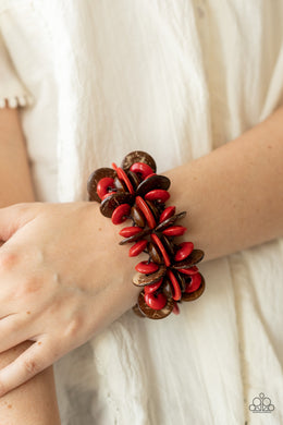 Caribbean Canopy - Red Bracelet