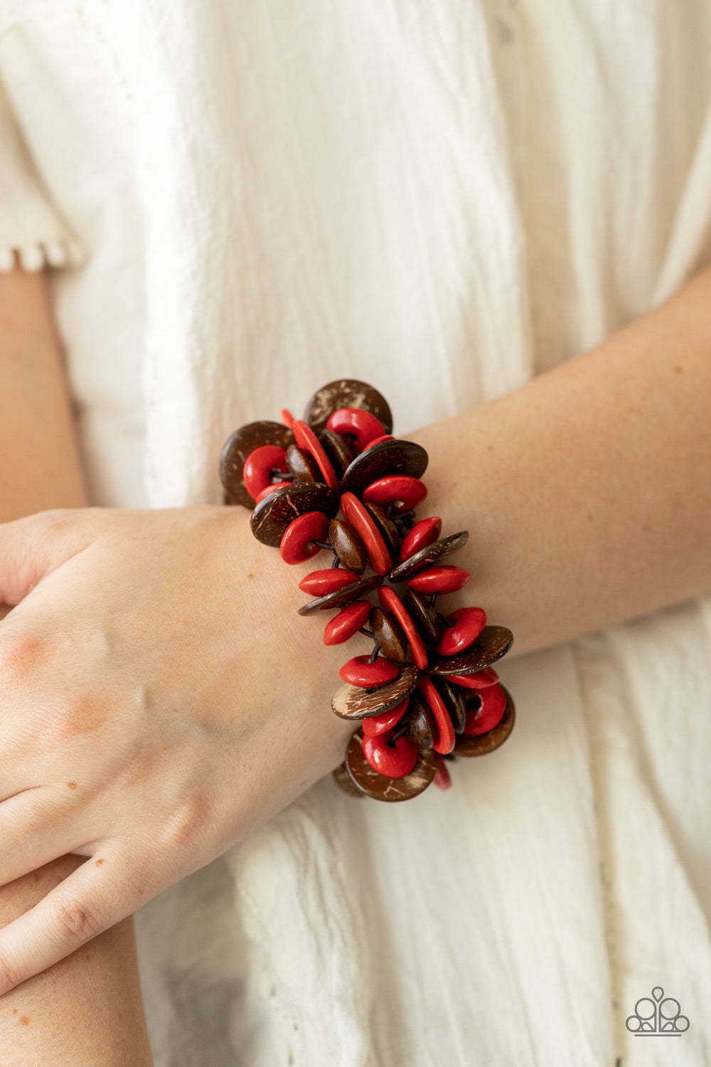 Caribbean Canopy - Red Bracelet