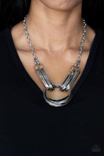 Load image into Gallery viewer, Lip Sync Links - Silver Necklace