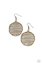 Load image into Gallery viewer, Sunrise Stunner - Brass Earrings
