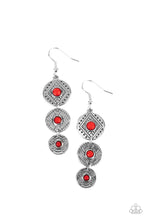 Load image into Gallery viewer, Totem Temptress - Red Earrings