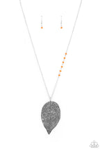 Load image into Gallery viewer, Frond Fantasy - Orange Necklace