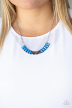 Load image into Gallery viewer, Coup de MANE - Blue Necklace