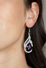 Load image into Gallery viewer, Dancefloor Diva - Purple Earrings
