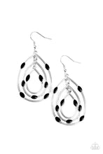 Load image into Gallery viewer, Rippling Rapport - Black Earrings