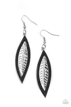 Load image into Gallery viewer, Leather Lagoon - Black Earrings
