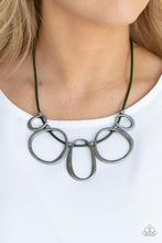 Load image into Gallery viewer, Historical Hipster - Green Necklace