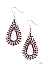Load image into Gallery viewer, The Works - Purple Earrings