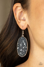 Load image into Gallery viewer, Stone Sculptures - Black Earrings