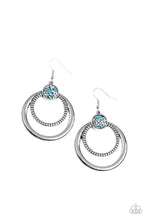 Load image into Gallery viewer, Spun Out Opulence - Blue Earrings