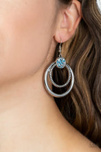 Load image into Gallery viewer, Spun Out Opulence - Blue Earrings