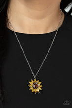 Load image into Gallery viewer, Formal Florals - Yellow Necklace