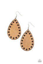 Load image into Gallery viewer, Rustic Refuge - Black Earrings