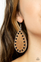 Load image into Gallery viewer, Rustic Refuge - Black Earrings